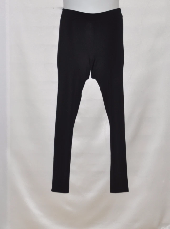 Legging tejido Bob Mackie talla XS negro Foto 1 de 2