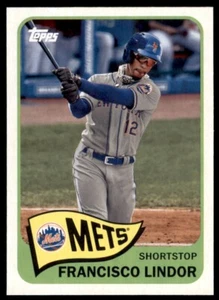 Francisco Lindor 2021 Topps Series 2 1965 Redux Card #T65-19 New York Mets - Picture 1 of 2