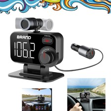 Auto Bluetooth 5.0 FM Transmitter Adapter USB KFZ Freisprechanlage