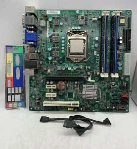 Acer Q65H2-AM Motherboard Q65 8GB DDR3 mATX Intel i5-2400 3.10GHz - Damaged SATA - Picture 1 of 6