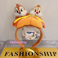 Disney authentic 2022 Chip Dale hotdog ear headband spring disneyland Shanghai