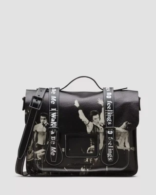 Cartera de cuero Dr Marten X Sex Pistols colaboración musical 13 pulgadas nueva con etiquetas agotada Foto 1 de 4