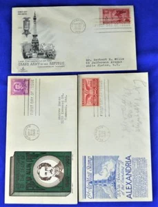 1949 US FDC (3)-EDGAR ALLAN POE, GRAND ARMY REPUBLIC INDIANA, 200TH ALEXANDRIA - Picture 1 of 2