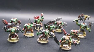 10x Ork Boyz - Warhammer 40k, bien pintado, ID#1090 - Imagen 1 de 7