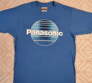 VINTAGE PANASONIC LOGO PROMO Single Stitch T-Shirt 90s VERY RARE! Electronics M - Picture 1 of 19