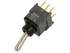 B22AP Schalter: Hebelschalter Pos: 2 DPDT ON-ON 01A/28VAC -30-85°C NKK SWITCHES - Picture 1 of 1