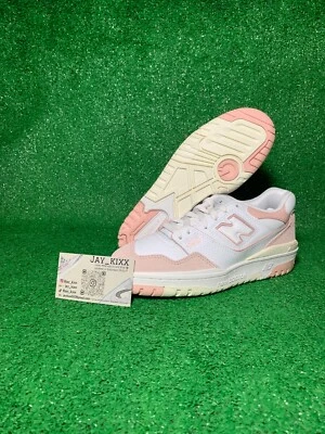 New Balance 550 "White Pink Sand" Womens Size 6.5W-8.5W Brand New - Image 1 of 4