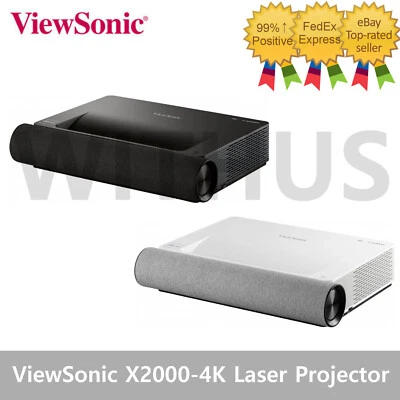 ViewSonic X2000-4K Ultra Short Throw Smart Laser Projector 4K HDR 2000 ANSI - Image 1 of 3