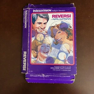 Reversi von Mattel Electronics für Intellivision leere USA Gatefold Box - Bild 1 von 3