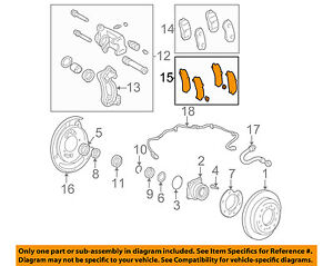 TOYOTA OEM 01-07 Sequoia Brake-Rear-Insulator Kit 0494630100