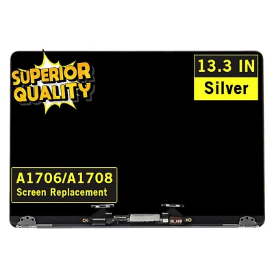 DL LCD For Macbook Pro 13'' A1706 A1708 2016 2017 LCD Display Screen Assembly Silver