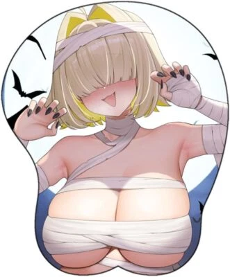 Anime Mouse pad Elegg Anime Design 3D Ergonomic Mouse Pad with Wrist Rest – Soft - Image 1 of 4