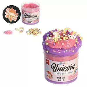 Aurora Toys Poppy Slime Co. Einhorn Regenbogen Taffy Swirl Schleim - Bild 1 von 5