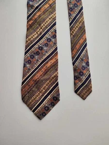 CRAVATTA KENZO HOMME MADE IN ITALY SETA TIE SILK SOIE VINTAGE - Imagen 1 de 6