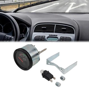 2 Inch 52mm Car Digital Volt Voltmeter Gauge LED Meter Black Face 8-16V Tools - Picture 1 of 8