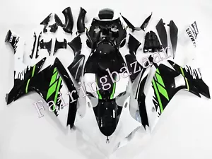 Kit de carenado por inyección ABS apto para YZF 2007 08 R1 blanco negro verde con tanque trasero - Imagen 1 de 8