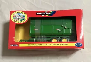 1/32 Ertl Britains 12-ton Marston Silage Wagon Green New in Box - Picture 1 of 7