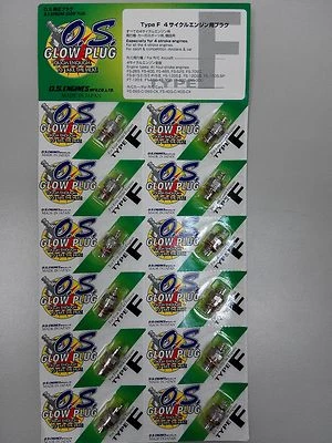 OS Type F Medium 4 Stroke Nitro Glow Plug - 12 PCS - Image 1 of 2