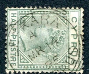 CHIPRE: (19178) LEFKARA sqc matasellos/QV cancelar 1895 - Imagen 1 de 1
