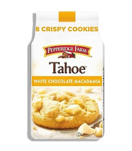 Pepperidge Farm Tahoe Crispy White Chocolate Macadamia Nut Cookies 7.2 OZ Bag - Picture 1 of 4