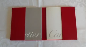 Cartier Roadster Uhr gestempelt Zertifikat & Handbuch Broschüre mit rotem Ordner/Halter - Bild 1 von 14