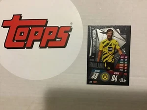 TOPPS MATCH ATTAX 2020-21 🏆E.HAALAND ⚫️🟡 DORTMUND SILVER LIMITED EDITION - Imagen 1 de 1