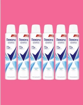 Rexona Advanced Protection Cotton Dry 72H Deodorant Spray, 6.7 oz. (Pack of 6) - Image 1 of 3