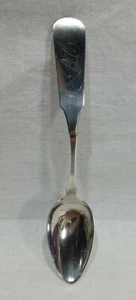 N. Newell Harding Coin Silver Spoon ~ Monogramed ~ Boston, MA. - Picture 1 of 5