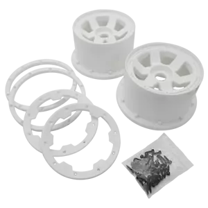 5B Second Generation Rear Wheel Hub White Suitable for 1/5 HPI Baja 5B RV - Picture 1 of 9