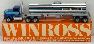 Vintage WINROSS Carry Transit Inc Transport 1/64 Scale Silver Semi Truck READ - Picture 1 of 8