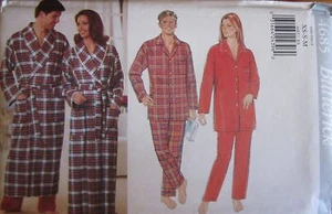 Pijama Vestido Butterick Pattern 4685 UNISEX XS-XL SIN CORTAR - Imagen 1 de 1
