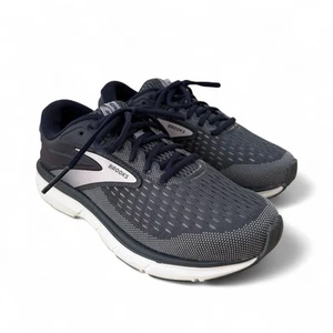 Brooks Dyad 11 Women’s Road Running Shoes Sneakers Grey Blue Size 6.5 Wide - Foto 1 di 10