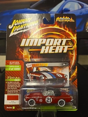 🔥CHASE🔥 Johnny Lightning Import Heat - 1963 MGB Rojo - White Lightning Foto 1 de 3