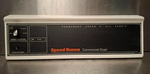 Washer, WHITE Faceplate /Control Panel, Speed Queen. P/N: 504594  [USED] - Picture 1 of 3