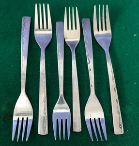 Viners Gerald Benney Studio Dinner Forks x 6 - Picture 1 of 1