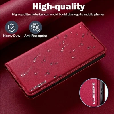 for iPhone 17 Pro 17 Max 17Air  Leather Wallet Magnetic Flip back case Cover - Image 1 of 4