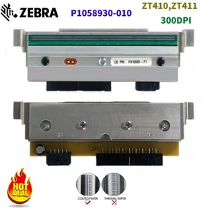 New P1058930-010 Printhead For Zebra ZT400 ZT411 ZT410 Thermal Printhead 300DPI - Afbeelding 1 van 4