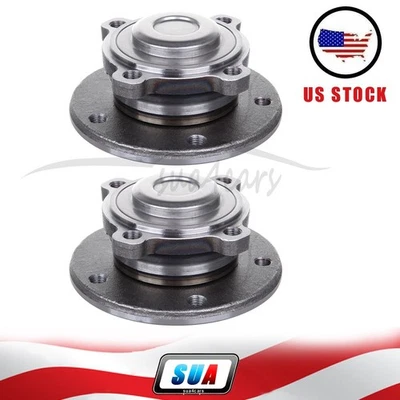 2X For BMW 335i 328i 330i 128i 325i X1 Front Wheel Bearing & Hub Assembly W/ABS - Imagem 1 de 4