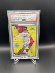 DOMINIK SZOBOSZLAI 2020 MOSAIC UEFA ROOKIE Gold Fluorescent /10 PSA 10 Liverpool - Picture 1 of 2