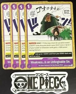 4x One Piece OP04-076 C Weakness... - English - Regular - Play Set - TCG - NM/M - Picture 1 of 1