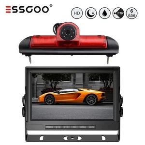 ESSGOO 7" HD Monitor & Bremsleuchte Rückfahrkamera Für Fiat Ducato Peugeot Boxer - Bild 1 von 12