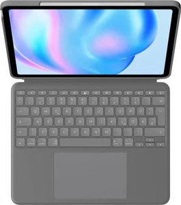 Logitech Combo Touch Tastatur und Foliohülle mit Trackpad oxford grey - Bild 1 von 5