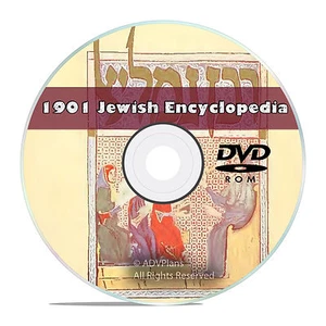 1901 Jewish Encyclopedia, Religion Customs History, 12 Volume Set on DVD V49 - Imagen 1 de 1