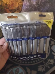 Companion 8 Piece Wood boring Bit Hand Tool Set - Picture 1 of 4