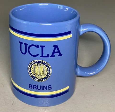 UCLA University Of California Los Angeles Ceramic Coffee Mug Seal Logo ￼￼Blue Cover
