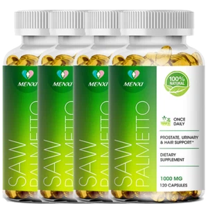 Saw Palmetto Capsules 1000mg, Premium Prostate Health Support Supplement for Men - Picture 1 of 9