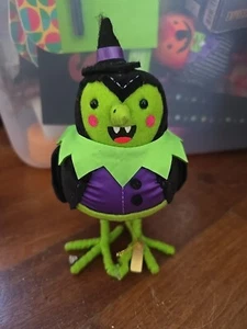 2024 SPELLMA Target Hyde Eek Featherly Friends grün HEXE Stoff Vogel Halloween - Bild 1 von 5