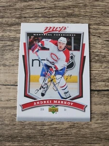 2007-08 Upper Deck MVP #53 Andrei Markov Canadiens Hockey Card - Picture 1 of 6