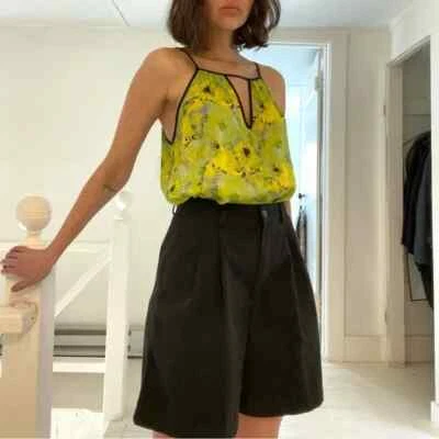 BB Dakota Elma Daisy напечатанная замочная скважина камзол верх в кислоте размер S розничной $70 - Изображение 1 из 4