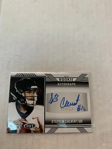 Stephen Calvert 2020 Premier Draft Rookie Auto Black Card #A93 - Picture 1 of 1